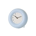 thumbnail image 1 of Reloj de pared pequeño redondo minimalista moderno con decoración de escritorio silencioso., 1 of 5