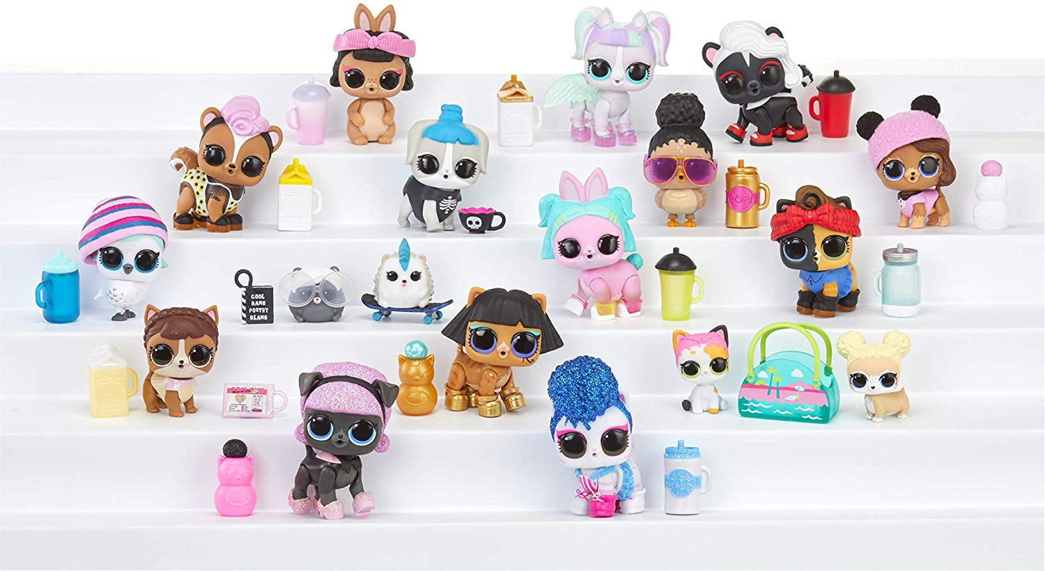 L.O.L. Surprise! Pets Surprise Eye Spy Series Animal And 7 Surprises - 4 Pack - Walmart.com - Walmart.com