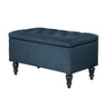 thumbnail image 4 of Abble 29" Storage Bench Entryway Bench with Hidden Storage Ottoman Upholstered Bench Furniture for Entryway Hallway Living Room Bedroom Bench, Denim Blue, 4 of 8