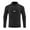 Black, variant on Wrtxtat Men's Cycling Bike Jersey Slim Fit Quarter Zip Solid Color Pullover Outdoor Trainning Moisture-Wicking Long Sleeve Tee Shirt White XXL