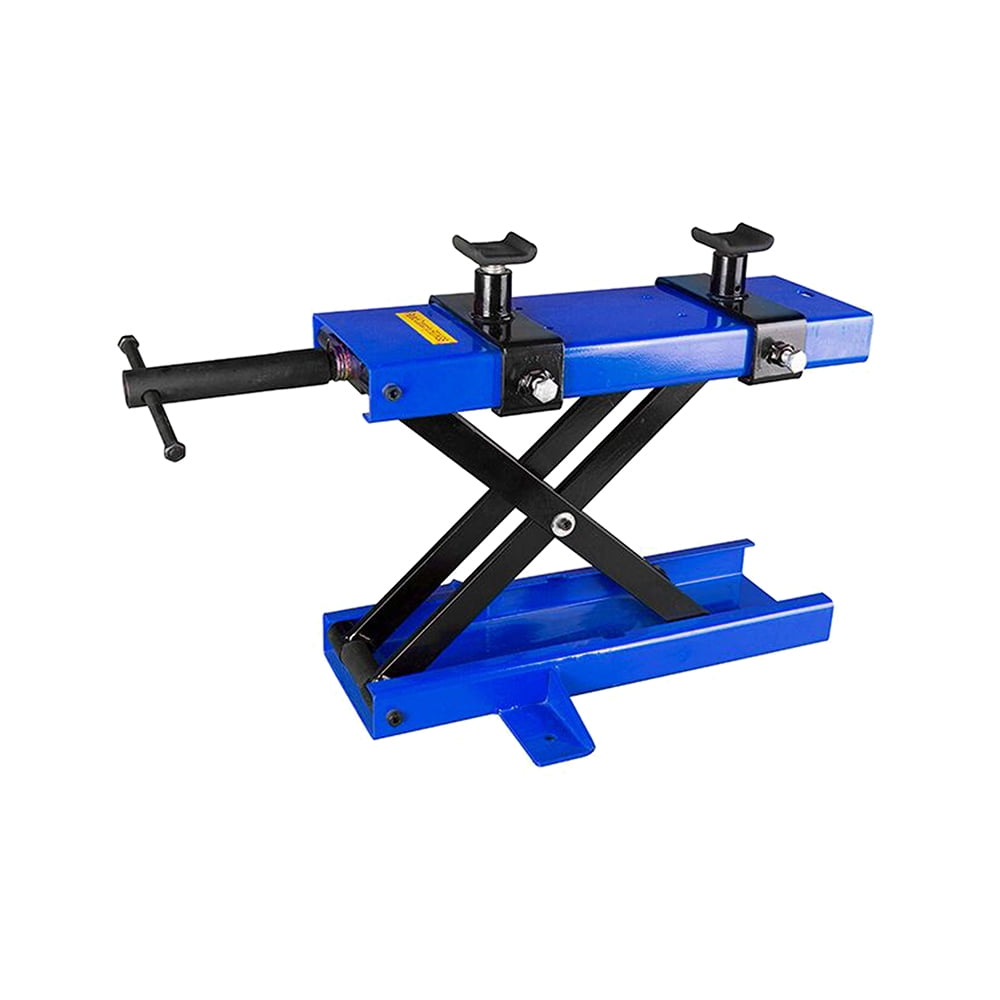 HPDAVV 1100 lbs Steel Motorcycle ATV Lift Jack Crank Hoist Stand W