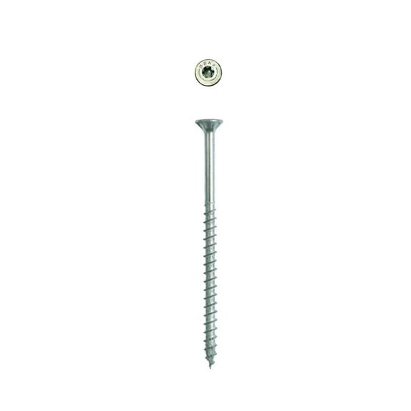 SPAX #10 x 3-1/2" Exterior Flat Head Deck Wood Screws Construction Torx T-Star Plus Pack of 5/295 Total /59 EA Pack Bit Included Rust Resistant