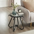 thumbnail image 3 of XGFHYJEH End Table Set, 2pcs Farmhouse Small End Table for Living Room Bedroom, Round Side Table, Side Table for Small Spaces, Accent End Table, 3 of 6