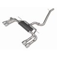 thumbnail image 1 of Advanced FLOW Engineering Kit de Système d'Échappement 49-36442-P Mach Force XP Cat Back; Acier Inoxydable; avec Silencieux; Diamètre de Tuyau de 3 Pouces à 2-1/2 Pouces; Échappement Simple avec Sorties Quadruples, 1 of 4