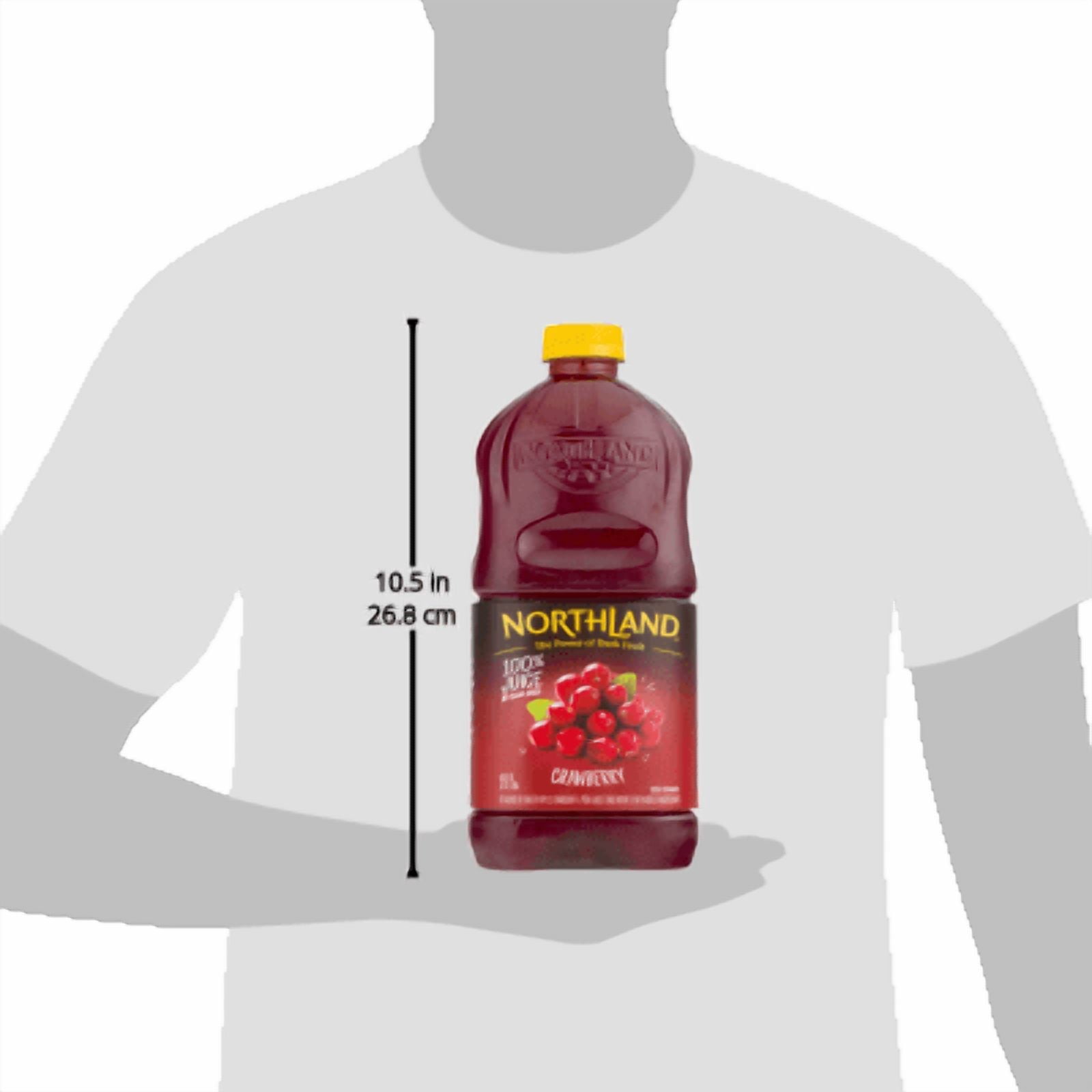 (3 pack) Northland 100% Cranberry Juice, 64 Fl. Oz.