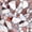 Reddish Brown, variant on Manfei Terrazzo Tile Twin Sheets, Modern Stone Mosaic Bedding, Reddish Brown, 3 Pieces, 1 Flat Sheet, 1 Fitted Sheet and 1 Pillowcase
