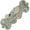 Moss Green & Walnut, variant on Handcrafted Glass Beaded Table Runner - Elegant Decorative Dining Table Décor (Blue Black)