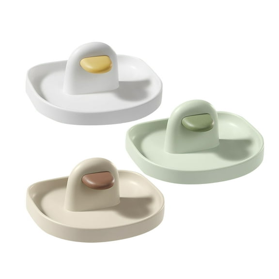 CYLINDSOME 3pcs Spoon Rest with Pot Lid Holder for Stove Top Spoon Holder Spatula Holder for Kitchen Counter