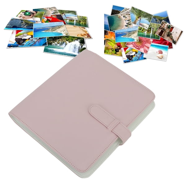 Álbum de Fotos de 3 Pulgadas y 256 Bolsillos Libro de Tarjetas de álbum Libro de Almacenamiento de álbumes álbum de Fotos de Cuero PU Libro de Colección de Almacenamiento ANGGREK Otros