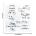 thumbnail image 4 of TRINGKY Happy Valentines Day Silicone Clear Stamp Card Making Envelope Crafting Decor, 4 of 7