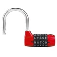 thumbnail image 4 of Tebru Code Lock,5 Dial Digit Code Combination Padlock Travel Suitcase Gym Locker Security Password Lock,Digit Padlock, 4 of 8