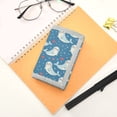 thumbnail image 7 of JIALIOU Nylon Trifold Card Wallet with ID Window Zipper Pocket for Men Women Teen Seal Star Dot Heart, 7 of 7