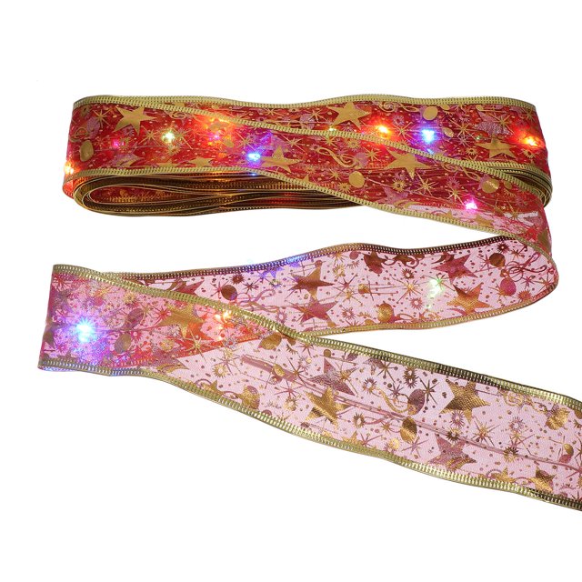 EeaseMX 1 cinta luminosa para colgar en el árbol de Navidad con cadena de luces.