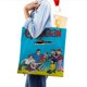 thumbnail image 4 of The New Adventures of Gilligan Bolso de tela con estampado de lienzo para mujer, bolsa de compras reutilizable y estética, con cremallera interior, regalo para mujer,38*45cm., 4 of 6