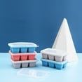 thumbnail image 4 of Vikakiooze 3 sets of ice maker 6 small compartments with cover, DIY personalized ice box making ice mold set, 4 of 9