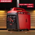 thumbnail image 4 of Generador portátil de gasolina silencioso A-iPower GXS1700i de 1700 W, 4 of 7