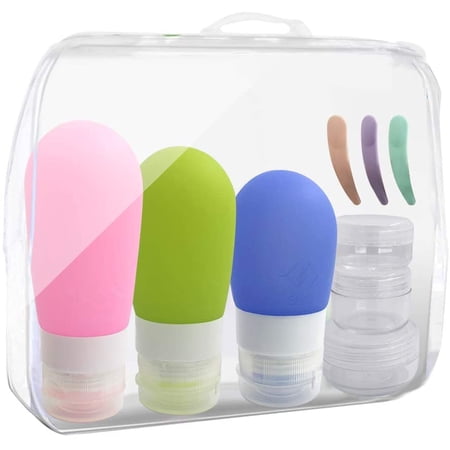 Travel Bottles Set, YuCool Silicone Leakproof Travel Containers with(09)