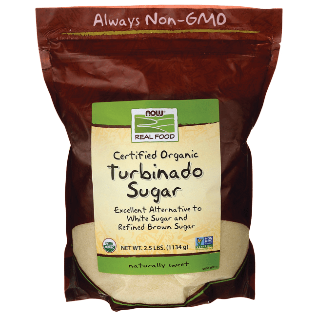 NOW Foods NOW Real Food Organic Turbinado Sugar 2.5 lbs. Walmart