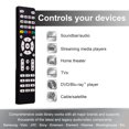 thumbnail image 4 of Control Remoto Universal GE 34457 para 4 Dispositivos Smart TV Blu ray DVD y Barras de Sonido, 4 of 5
