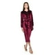 thumbnail image 1 of Vestido camisero de terciopelo Roman Fashion /Juvenil, 741 (Vino) vino M, 1 of 5