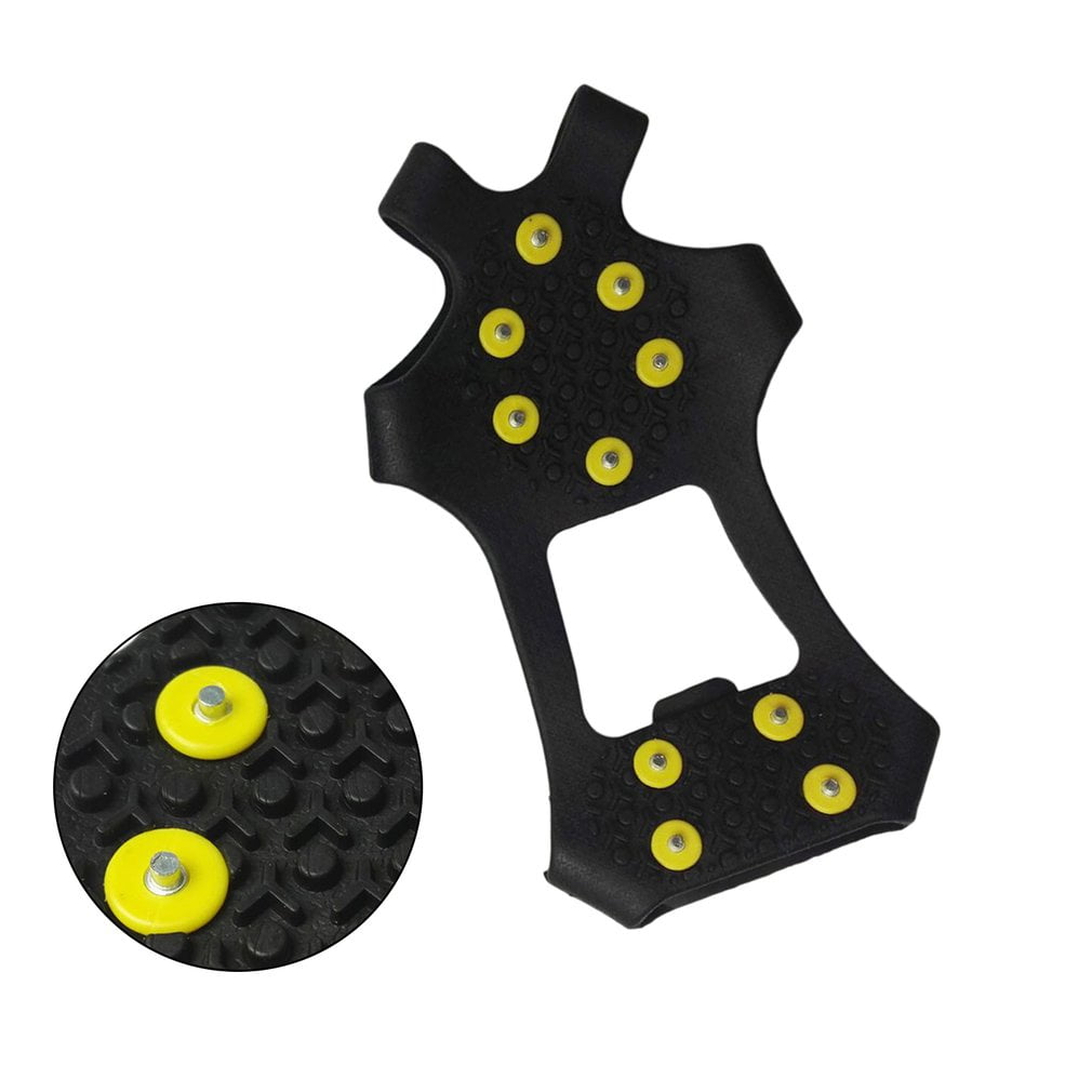 Anti-slip Shoes Cover 10-Stud Universal Outdoor Ice Crampon Safety Tool by