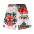 thumbnail image 4 of Casual Shorts for Women, Sports Shorts for Women,Trendy Women's Sports Shorts Comfortable Loose Fit High Waisted Lace Up Design with Stylish Print and Functional Pockets for Active, 4 of 4