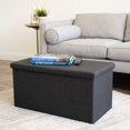 Humble Crew Maddox Tray Coffee Table Ottoman with Storage
