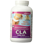 VitaPure Cla Safflower Oil for Weight Loss Softgel, 1000 mg, 360 Count