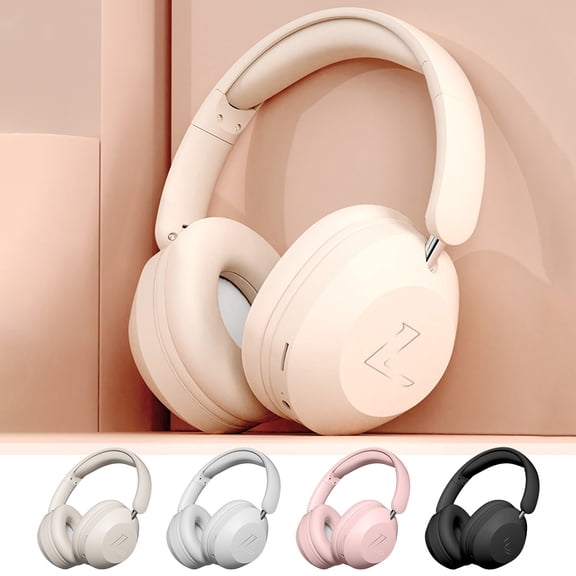 RFUGUG Bluetooth 5.3 Over-Ear Headphones - Ultra-Low Latency, Panoramic Sound, Foldable Design, and Extended Battery Life for Uninterrupted Wireless Audio Enjoyment