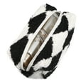thumbnail image 5 of Unique Bargains Floral Makeup Bag Zipper Flower Cosmetic Pouch Black, 5 of 7