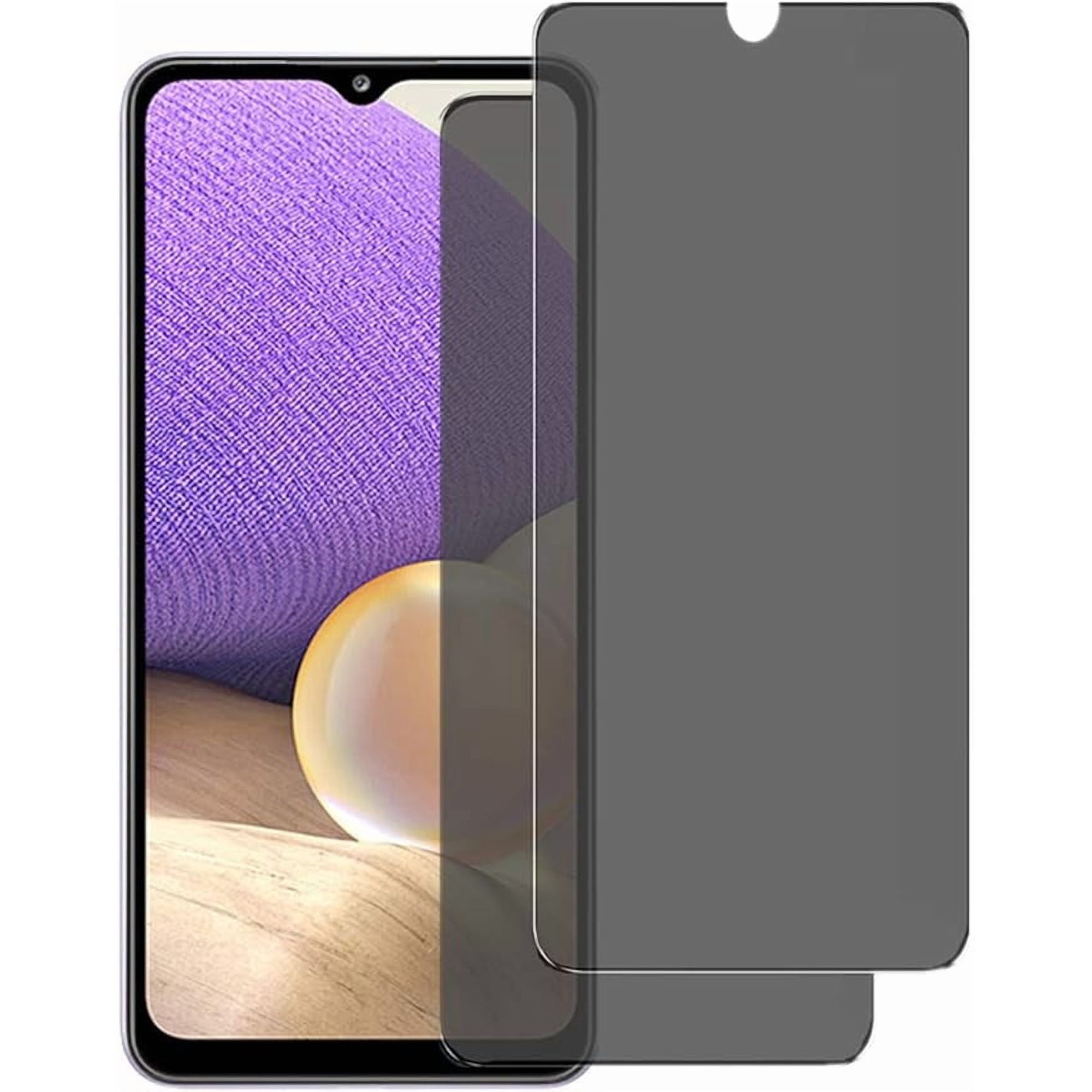 VIESUP 2PACK Screen Protector Compatible with Samsung Galaxy A32 5G 6.5" Anti-spy , Easy Installation Anti-Scratch Privacy Tempered Glass Screen Protector
