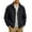 A-Black, variant on Men's Cropped Windproof Jacket Solid Color Long Sleeve Stand Collar Outdoor Fashion Outwear For Fall Winter Daily Wear A-Black XS
