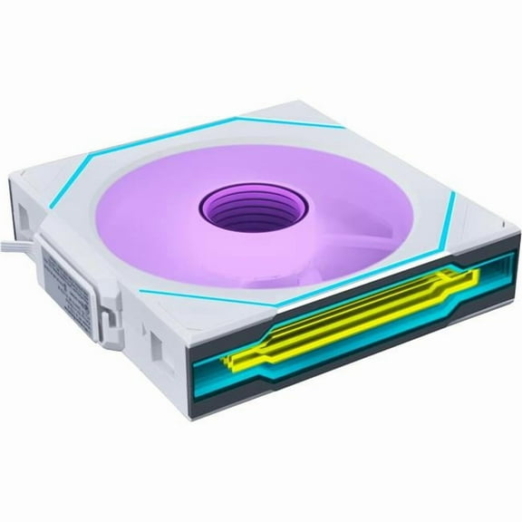 Lian Li 12RSLIN1W1W Wireless 120mm ARGB Case Fan SL-Infinity Reverse Blade Single White