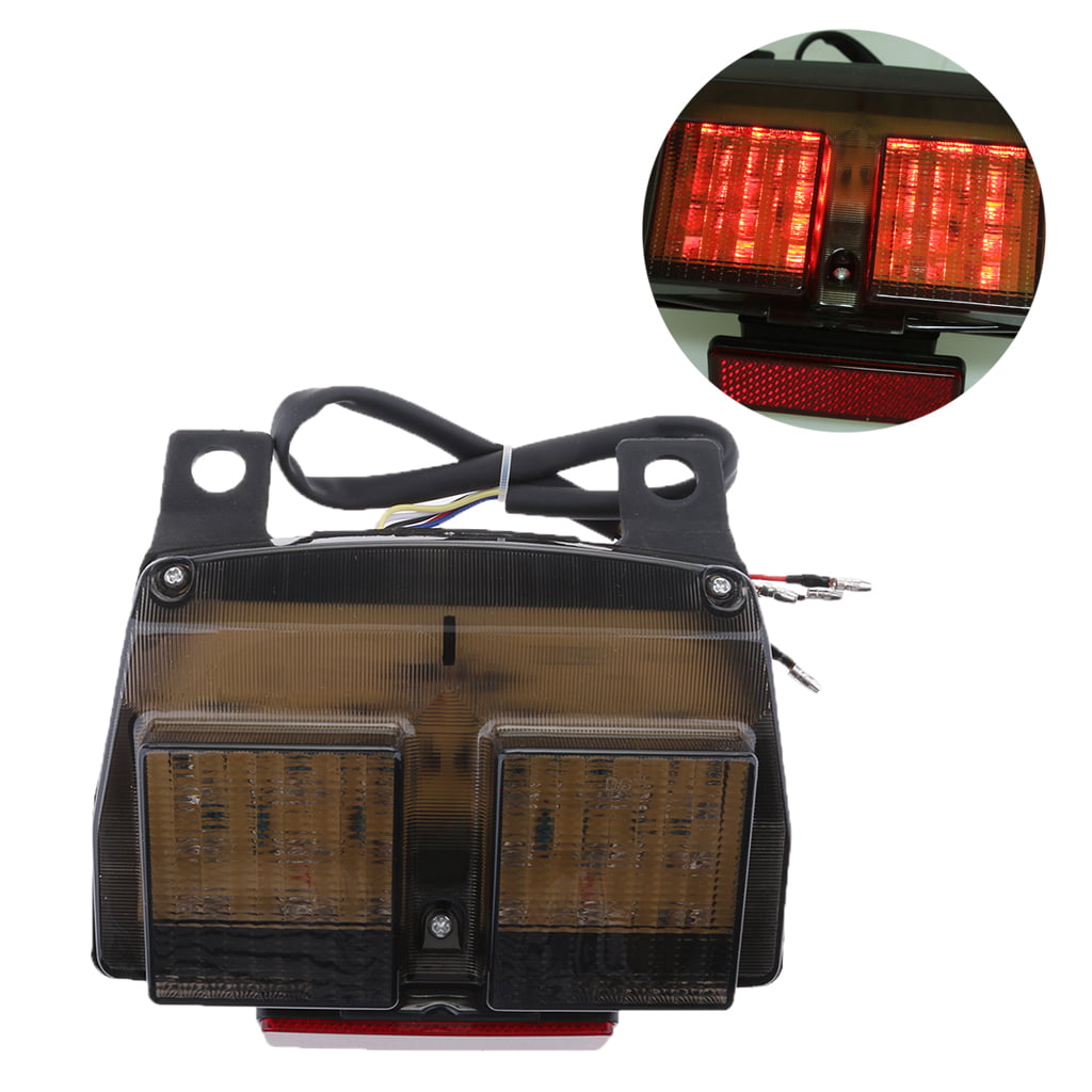 fit DUCATI 748 916 996 998 SEQUENTIAL INTEGRATED SIGNAL LED Tail Lights SMOKE