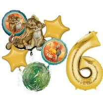 Lion King 6th Birthday Party Supplies Jungle Safari Balloon Bouquet Decorations