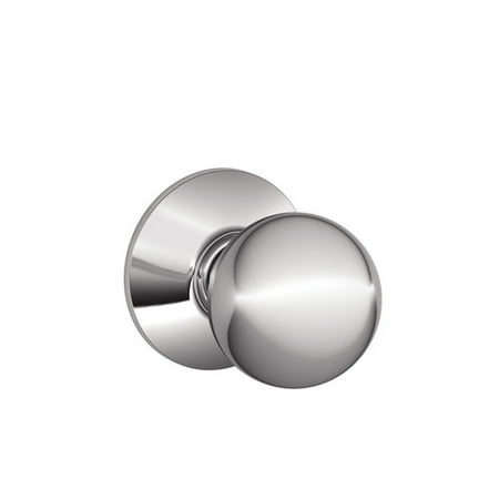 Schlage F Series Orbit Passage Knobset with Plymouth Rosette
