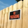 thumbnail image 6 of Hy-Ko 8.5 x 12 Plastic No Trespassing Property Sign, Bold Colors, 6 of 10