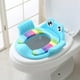 thumbnail image 1 of Asiento de bebé portátil 2 en un Asistente para principiantes de educación temprana Universal para para viajes de Azul Hugo Asiento de entrenamiento para niños, 1 of 8