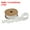 White, variant on 2pcs 1.5 Inch 10 Yard Satin Double Ruffle Edge Ribbon White Solid Color for Hair Bows Sewing Gift