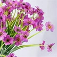 thumbnail image 3 of 12pc 5 Head Simulation Flowers Handmade Slight Size Color Difference Petals Slight Smell Easy to Clean for Multiple Decorations, 3 of 4