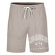 thumbnail image 4 of Pantalones cortos casuales con estampado de letras estilo urbano para hombre, ligeramente elásticos, de poliéster, 4 of 4