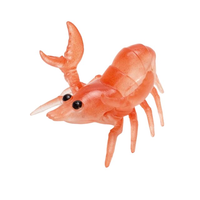 Luzkey Crayfish Shaped Pen Holder Desk Pen Stand Japanese Design Decor Craft Desk Rack Bracket for Home Sturdy Room Shop Window Gift Red