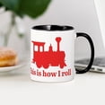thumbnail image 3 of CafePress - This Is How I Roll - 11 oz Ceramic Mug - Novelty Coffee Tea Cup, 3 of 4