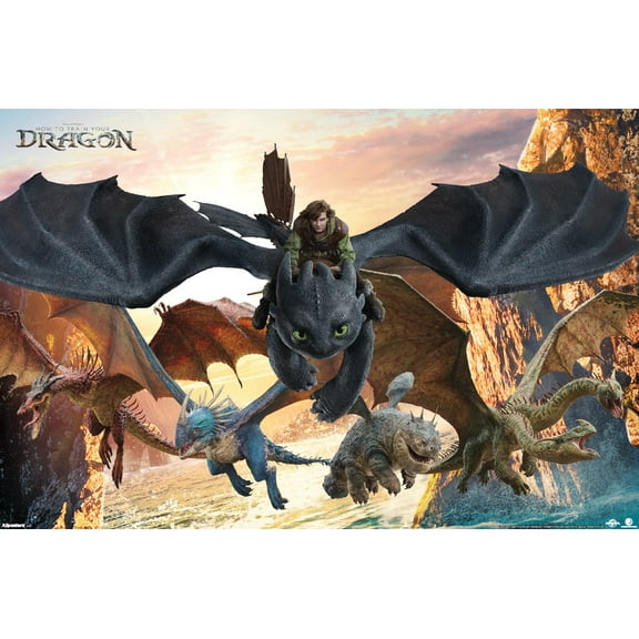 How To Train Your Dragon (2025) - Group Wall Poster, 22.375" x 34"