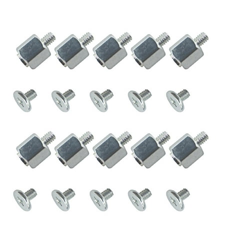 

AOOOWER 10 Sets M.2 Solid State Disk Mounting Stand Off Screw Hex Nut for A SUS M2 Motherboard SSD Series