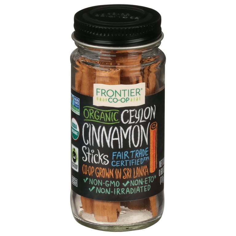 Frontier Co op Ceylon Cinnamon Sticks Organic Fair Trade Certified 0.60 oz