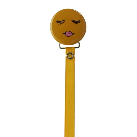 Eyes & Lip Pacifier Clip