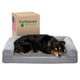 thumbnail image 1 of Cama ortopédica Furhaven de felpa y gamuza Con funda extraíble y lavable gris Grande, 1 of 5