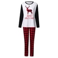 thumbnail image 2 of MIPREWUY Family Xmas Matching Pajamas Set, Reindeer Plaid Printed Family Sleepwear, Christmas Cozy Nightwear Set, 2 of 10