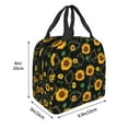thumbnail image 2 of Naloa Flower (2) Print Lunch Box for Women Men,Insulated Lunch Bag,Lunchbox,Thermal Leakproof Cooler,Reusable Lunch Tote Bag for Work School Travel Picnic, 2 of 7